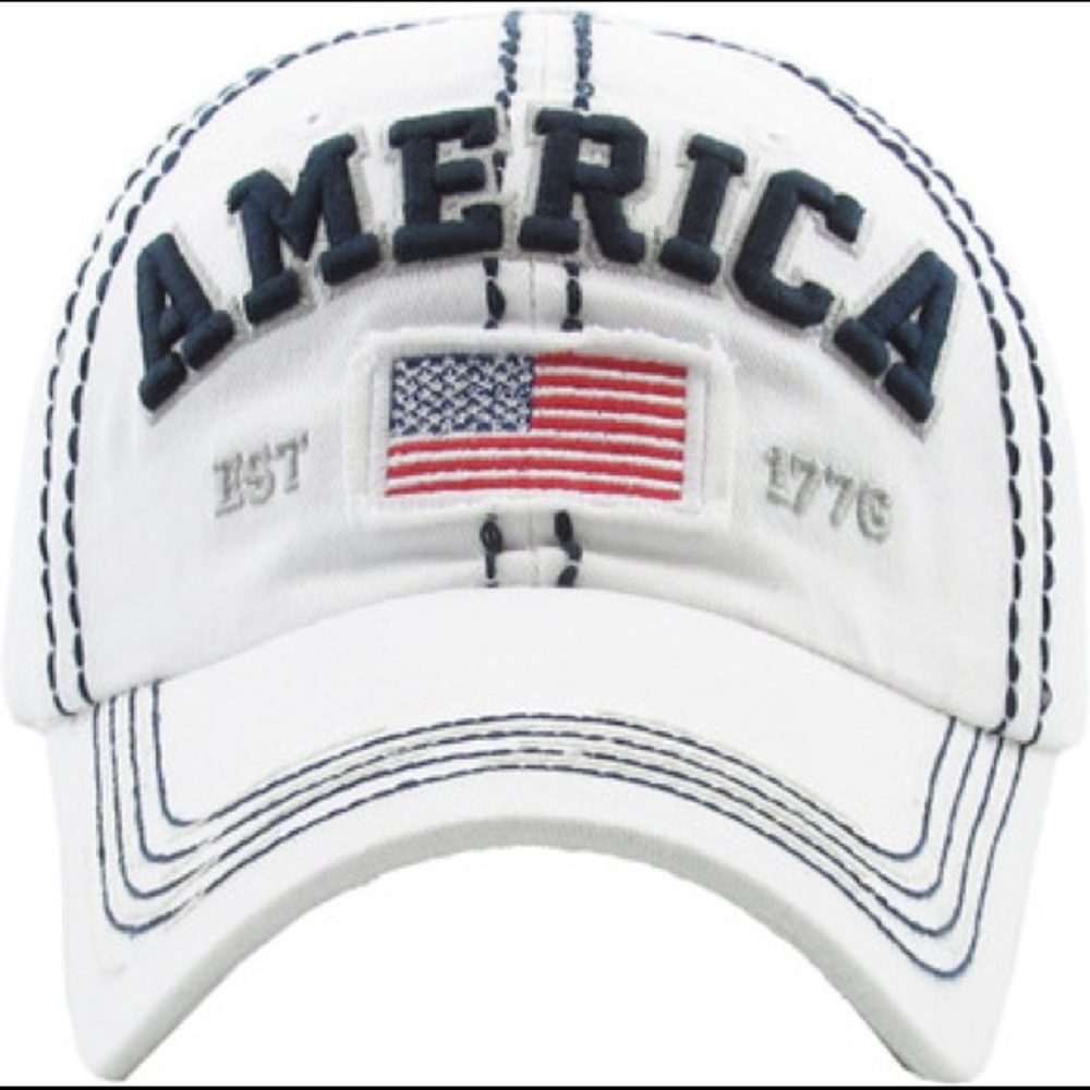 AMERICA Flag 1776 baseball cap